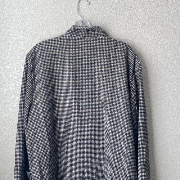 Bernardo Microhoundstooth Wool Duster Coat Size XXL - Picture 9 of 10